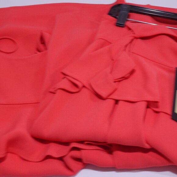 Rachel Zoe Cold Shoulder Empire Ruffle Bridget Dress Pink 6 and 4 NWT 345 - Picture 9 of 16